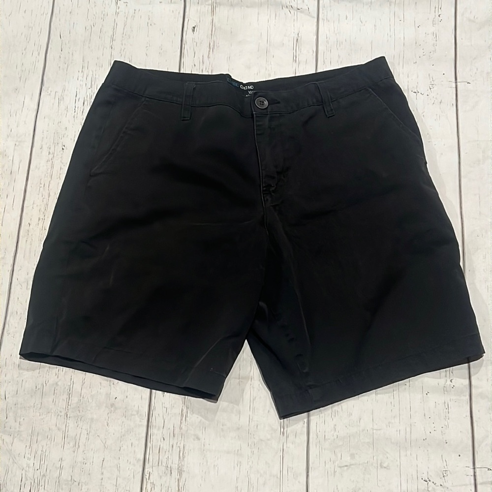 Blue crown classic chino men’s black shorts